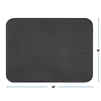 Cat Litter Trapping Mat, Waterproof Honeycomb Sifting Extra Easy Clean